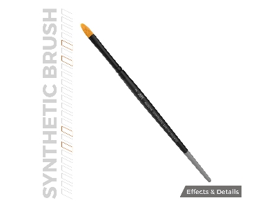 Ak Synthetic Brush - Filbert 2 - zdjęcie 3