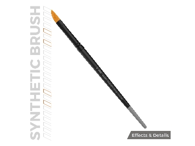 Ak Synthetic Brush - Dagger Xl - zdjęcie 3