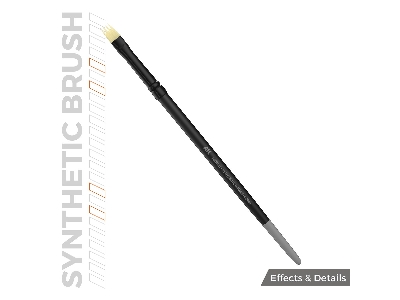 Ak Synthetic Brush - Comb - zdjęcie 3