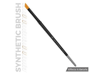 Ak Synthetic Brush - Angular - zdjęcie 3
