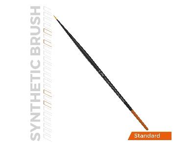 Ak Synthetic Brush - Round 2/0 - zdjęcie 3