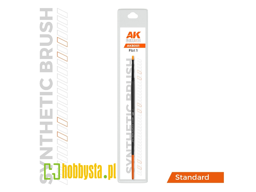 Ak Synthetic Brush - Flat 1 - zdjęcie 1