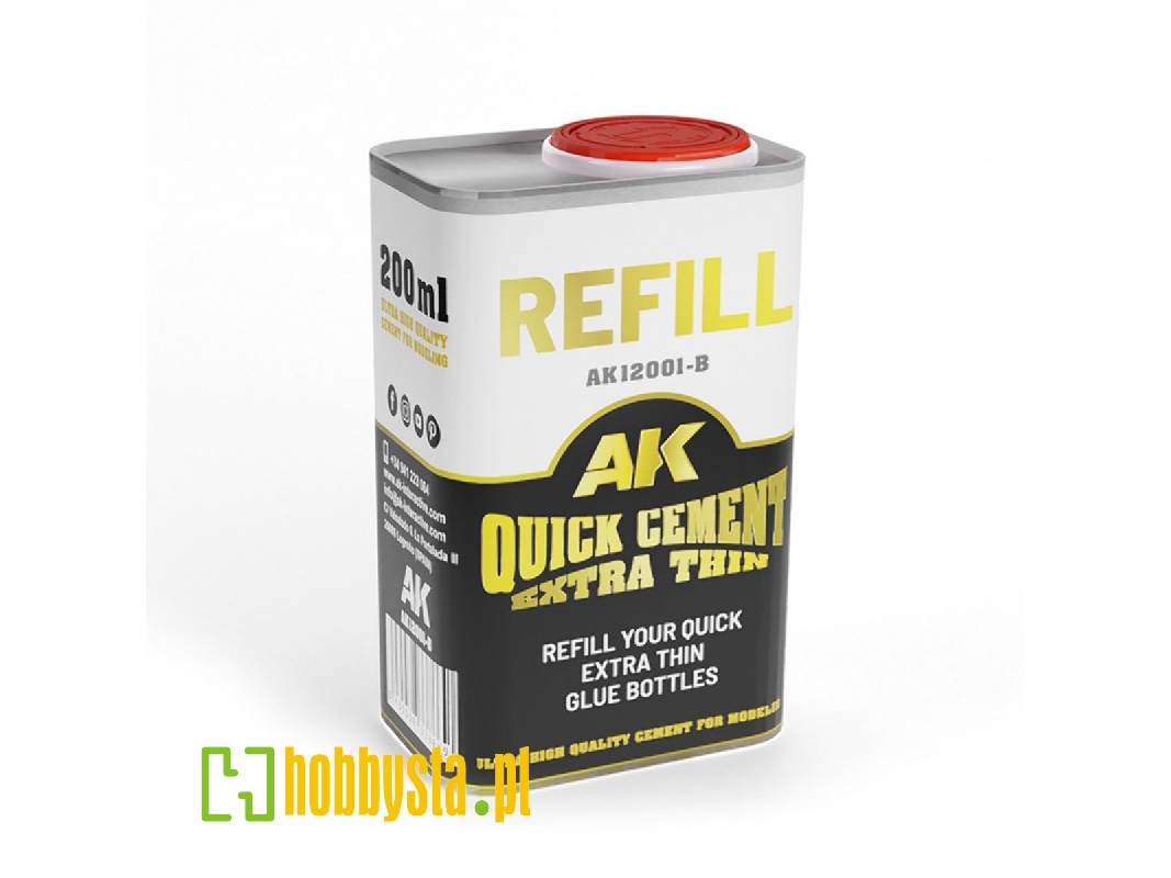 Refill Quick Extra Thin Cement - Extra Thin - zdjęcie 1 Refill Quick Extra Thin Cement - Extra Thin - zdjęcie 1