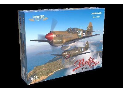 PACIFIC STAR P-40E Warhawk DUAL COMBO 1/48 - zdjęcie 1