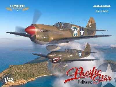 PACIFIC STAR P-40E Warhawk DUAL COMBO 1/48 - zdjęcie 2