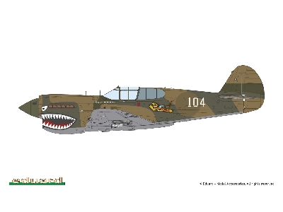 PACIFIC STAR P-40E Warhawk DUAL COMBO 1/48 - zdjęcie 34