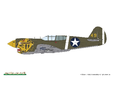 PACIFIC STAR P-40E Warhawk DUAL COMBO 1/48 - zdjęcie 35