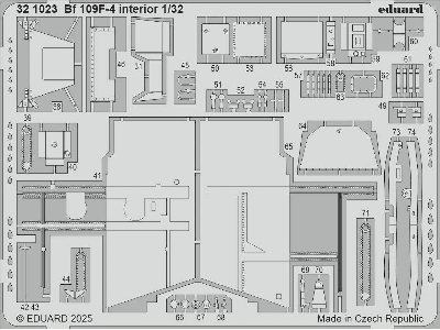 Bf 109F-4 1/32 - HOBBY 2000 - zdjęcie 1