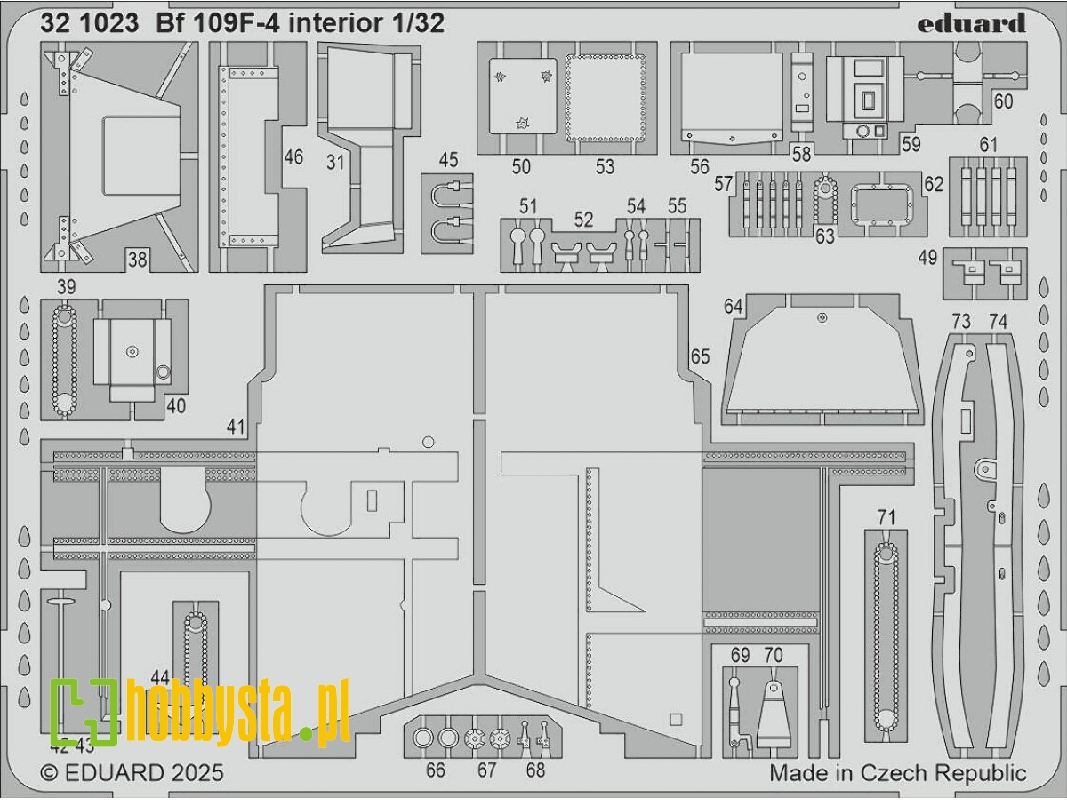 Bf 109F-4 1/32 - HOBBY 2000 - zdjęcie 1 Bf 109F-4 1/32 - HOBBY 2000 - zdjęcie 1