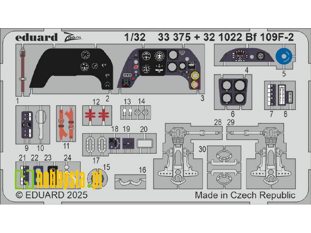 Bf 109F-2 1/32 - HOBBY 2000 - zdjęcie 1 Bf 109F-2 1/32 - HOBBY 2000 - zdjęcie 1