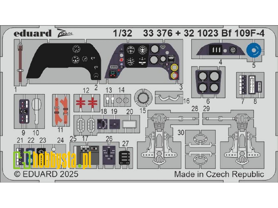 Bf 109F-4 1/32 - HOBBY 2000 - zdjęcie 1 Bf 109F-4 1/32 - HOBBY 2000 - zdjęcie 1