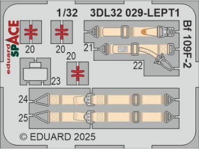 Bf 109F-2 SPACE 1/32 - HOBBY 2000 - zdjęcie 4