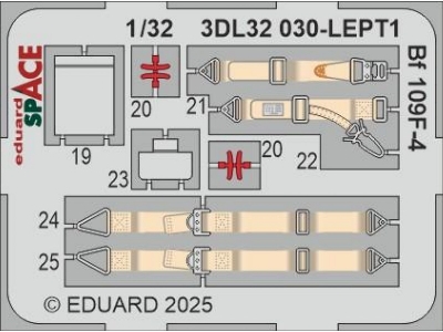 Bf 109F-4 SPACE 1/32 - HOBBY 2000 - zdjęcie 4
