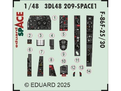 F-86F-25/30 SPACE 1/48 - AIRFIX - zdjęcie 3