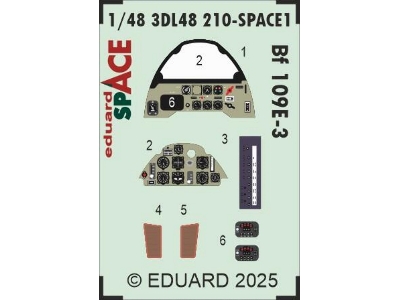Bf 109E-3 SPACE 1/48 - HOBBY BOSS - zdjęcie 3