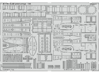 B-24D undercarriage 1/48 - HOBBY BOSS - zdjęcie 1