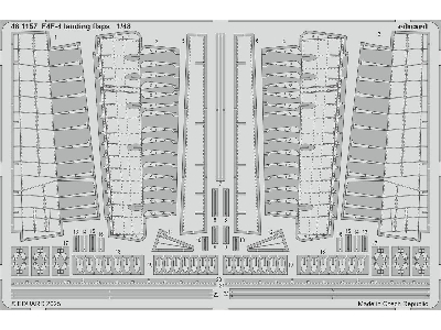 F4F-4 landing flaps 1/48 - ACADEMY - zdjęcie 1