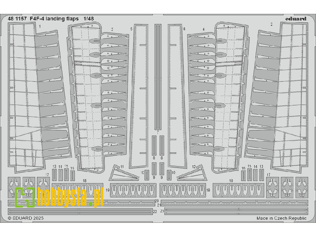 F4F-4 landing flaps 1/48 - ACADEMY - zdjęcie 1 F4F-4 landing flaps 1/48 - ACADEMY - zdjęcie 1