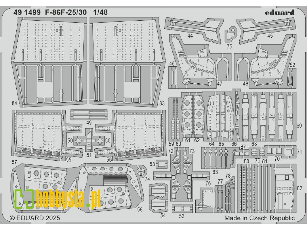 F-86F-25/30 1/48 - AIRFIX - zdjęcie 1