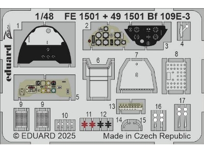 Bf 109E-3 1/48 - HOBBY BOSS - zdjęcie 2