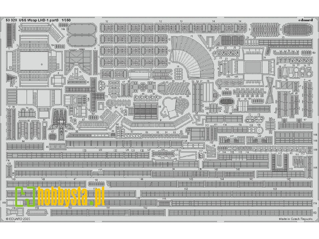 USS Wasp LHD-1 part 3 1/350 - TRUMPETER - zdjęcie 1