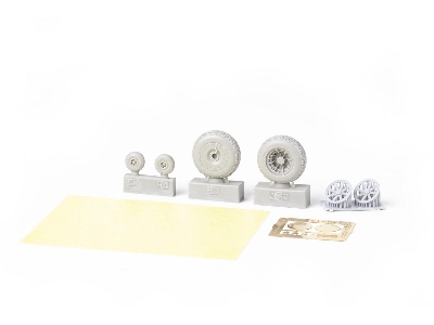 P-40E wheels block tread 1/48 - EDUARD - zdjęcie 4