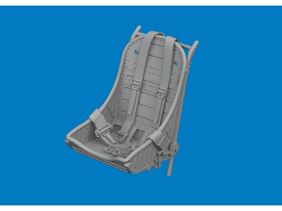 P-40 seat w/  integral belts Type 1 PRINT 1/48 - EDUARD - zdjęcie 1