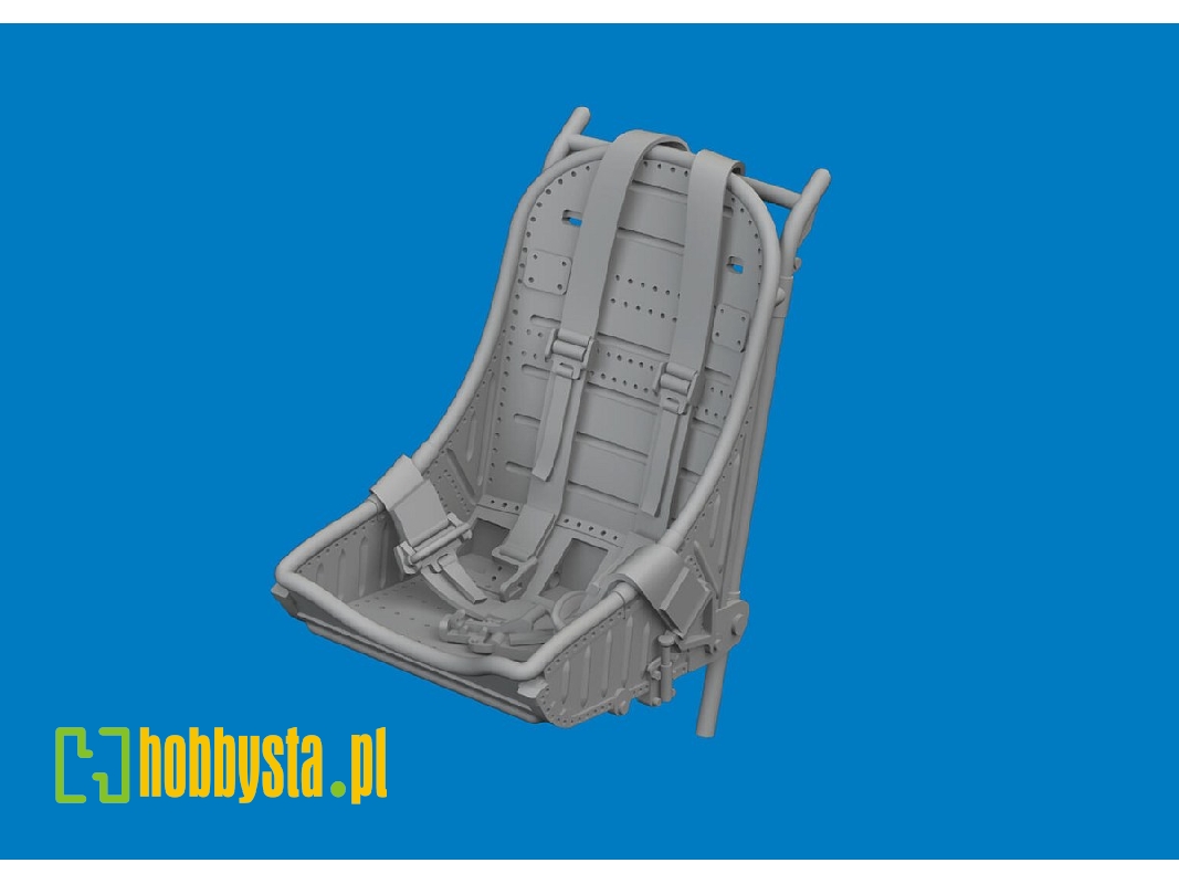 P-40 seat w/  integral belts Type 1 PRINT 1/48 - EDUARD - zdjęcie 1