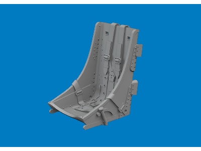 P-40 seat w/  integral belts Type 2 PRINT 1/48 - EDUARD - zdjęcie 1