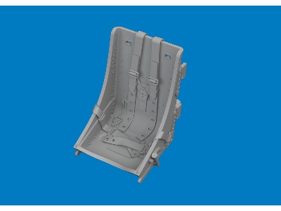 P-40 seat w/  integral belts Type 2 PRINT 1/48 - EDUARD - zdjęcie 3