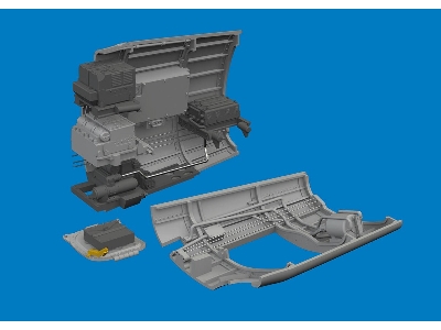 P-40E radio compartment PRINT 1/48 - EDUARD - zdjęcie 1