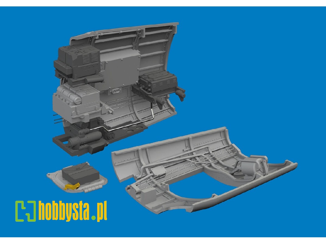 P-40E radio compartment PRINT 1/48 - EDUARD - zdjęcie 1