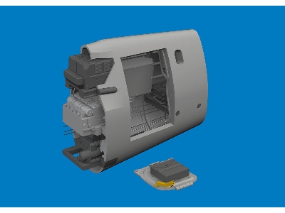 P-40E radio compartment PRINT 1/48 - EDUARD - zdjęcie 2