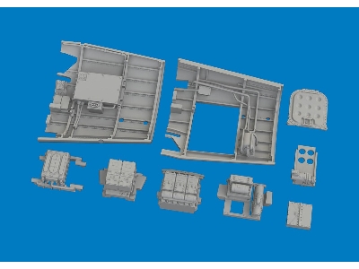 P-40E radio compartment PRINT 1/48 - EDUARD - zdjęcie 3