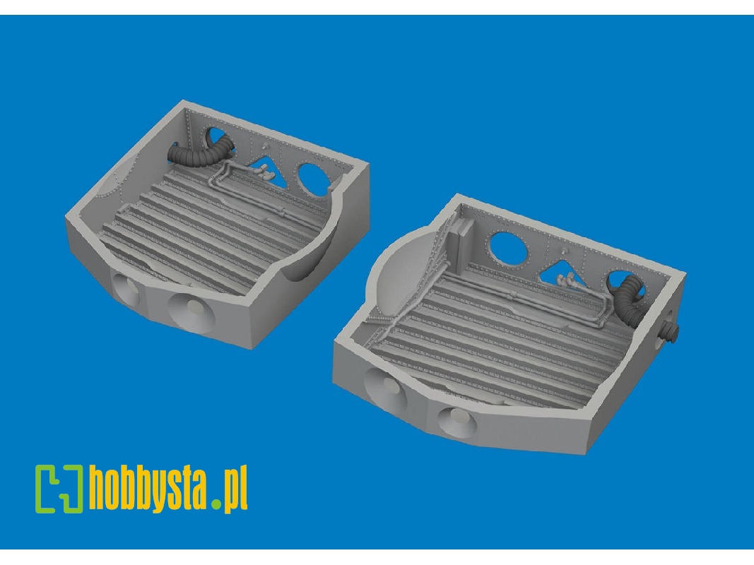 P-40 wheel bays PRINT 1/48 - EDUARD - zdjęcie 1 P-40 wheel bays PRINT 1/48 - EDUARD - zdjęcie 1