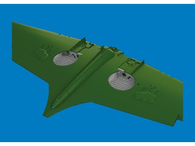 P-40 wheel bays PRINT 1/48 - EDUARD - zdjęcie 2