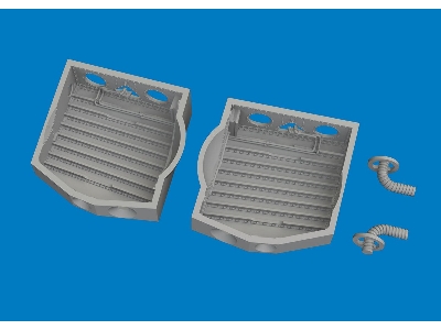 P-40 wheel bays PRINT 1/48 - EDUARD - zdjęcie 3
