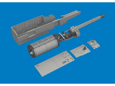 A-10C rotary cannon bay PRINT 1/48 - ACADEMY - zdjęcie 1