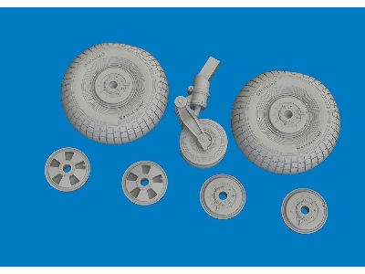 Mosquito wheels 1/72 - TAMIYA - zdjęcie 3