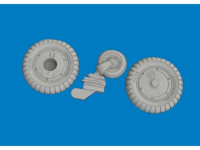 Bf 109G-6 wheels 1/72 - TAMIYA - zdjęcie 3