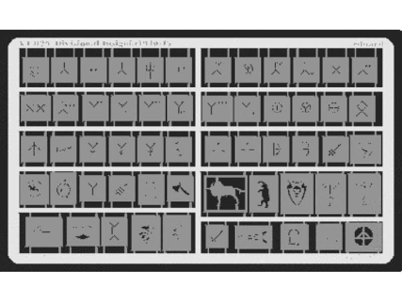  Divisional Insignia 1940-45 1/35 - maski - zdjęcie 1