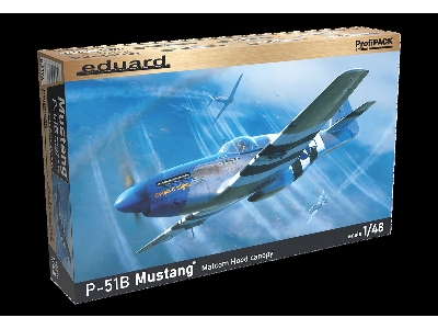 P-51B Mustang Malcolm Hood canopy 1/48 - zdjęcie 1