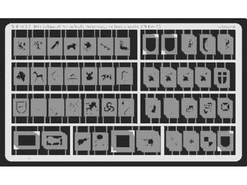 Divisional Insignia Sturmgeschutz 1940-45 1/35 - maski - zdjęcie 1 Divisional Insignia Sturmgeschutz 1940-45 1/35 - maski - zdjęcie 1