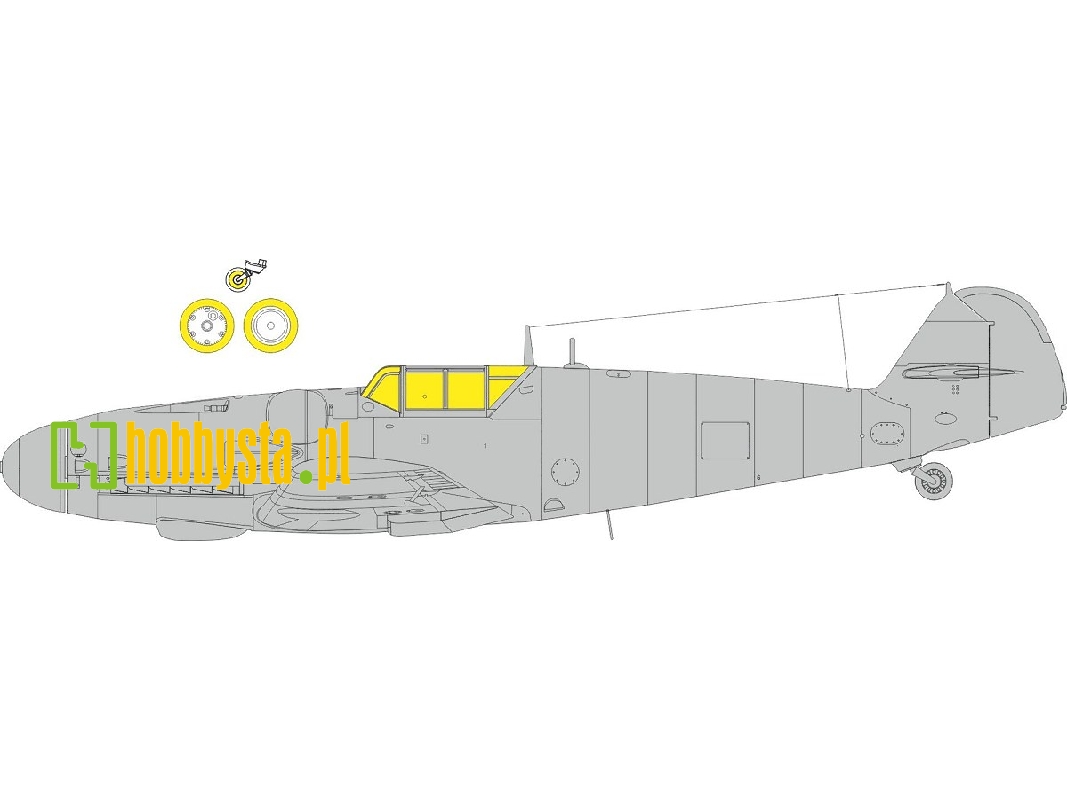 Bf 109G-6 classic canopy 1/72 - EDUARD - zdjęcie 1 Bf 109G-6 classic canopy 1/72 - EDUARD - zdjęcie 1