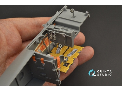 Fokker Dr.1 Triplane - 3d-printed & Coloured Interior (For Meng Kits) - zdjęcie 8