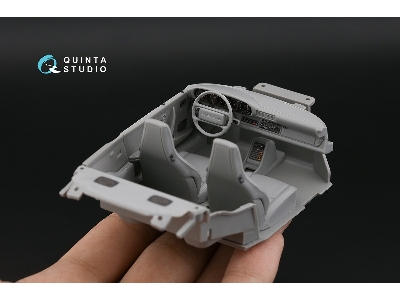Porsche 911 Carrera 3.2 - 3d-printed & Coloured Interior (For Revell Kits) - zdjęcie 11
