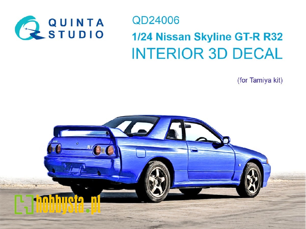 Nissan Skyline Gt-r R32 - 3d-printed & Coloured Interior (For Tamiya Kits) - zdjęcie 1 Nissan Skyline Gt-r R32 - 3d-printed & Coloured Interior (For Tamiya Kits) - zdjęcie 1