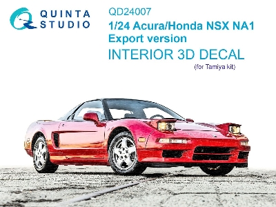 Acura/Honda Nsx Na1 Export Version - 3d-printed & Coloured Interior (For Tamiya Kits) - zdjęcie 1