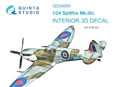 Spitfire Mk.Ixc - 3d-printed & Coloured Interior (For Airfix Kits) - zdjęcie 2