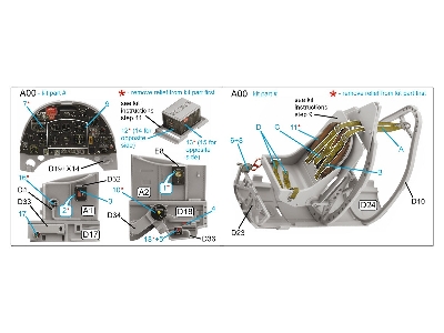 Spitfire Mk.Ixc - 3d-printed & Coloured Interior (For Airfix Kits) - zdjęcie 12